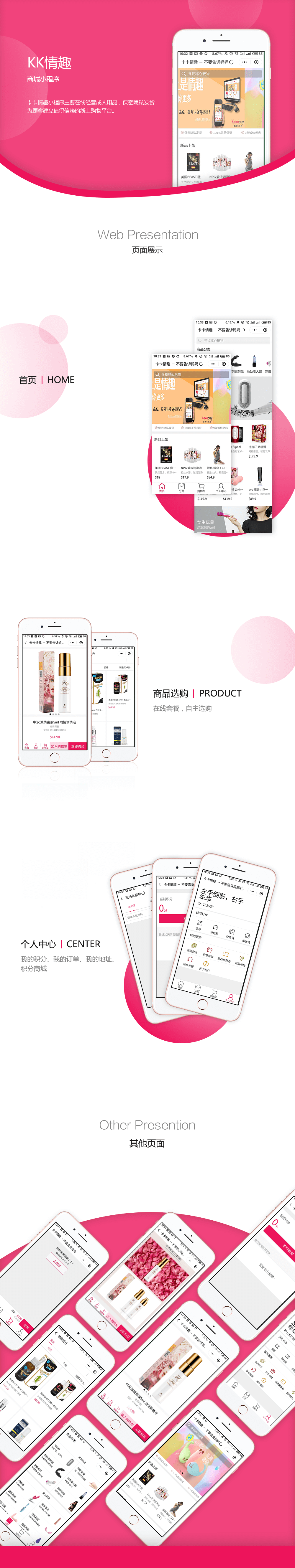成人用品商城小程序項(xiàng)目詳情