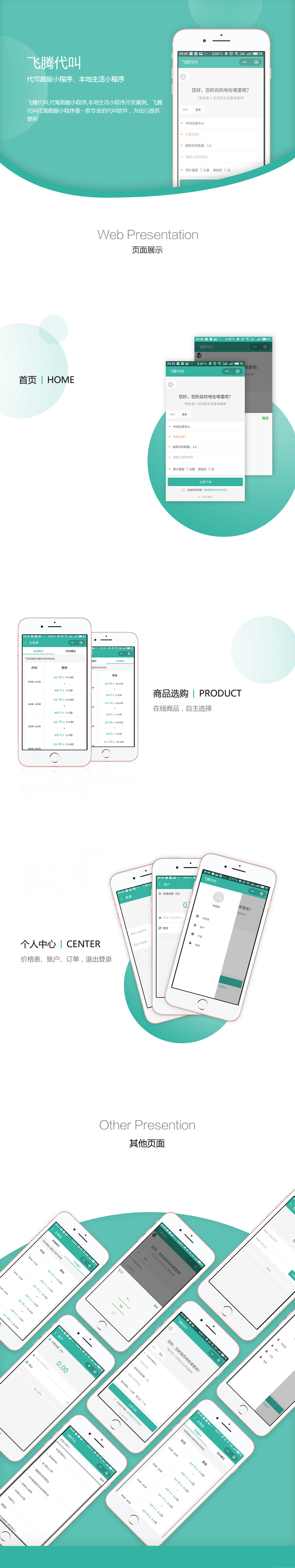 代駕小程序項(xiàng)目詳情