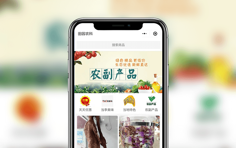 農(nóng)貿(mào)商城小程序案例